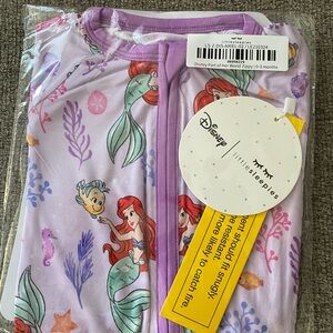 Little Sleepies Disney “Part of Her World” Ariel zippy